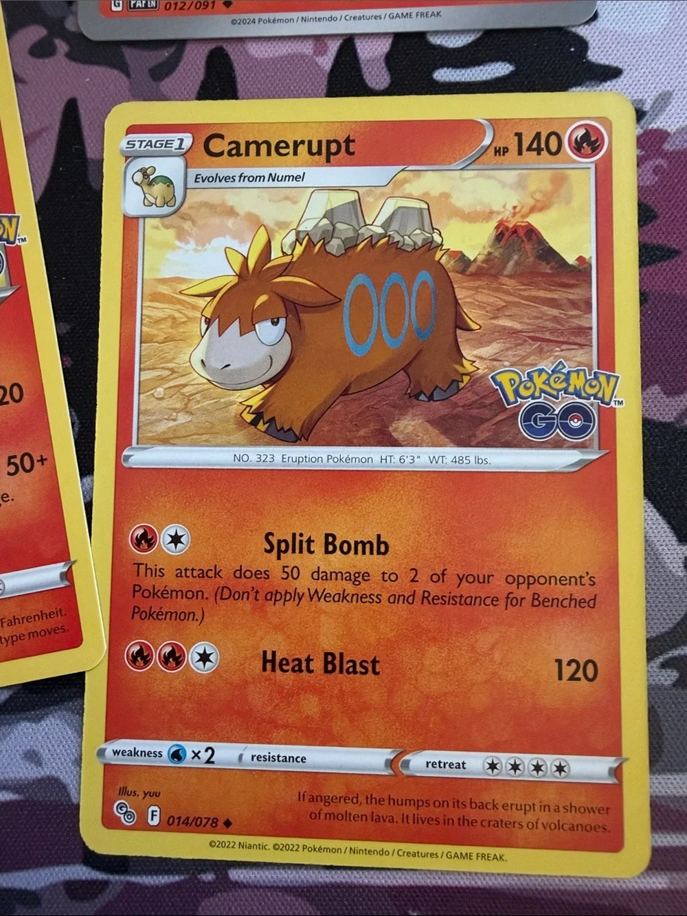 Numel & Camerupt Evolution Lot | Paldean Fates + Pokémon GO | ✨5/$25✨